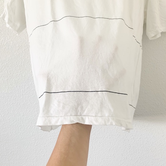 Anine Bing Black and White Stripe T-Shirt size XS - Picture 8 of 10